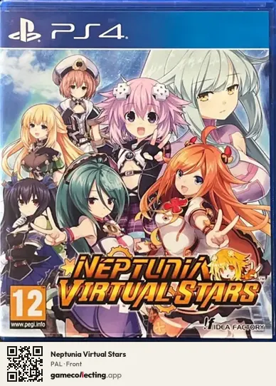 Neptunia Virtual Stars PlayStation 4, PAL box front