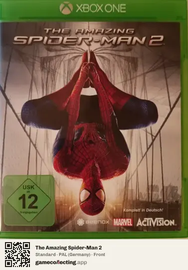 The Amazing Spider-Man 2 Xbox One, Germany box front