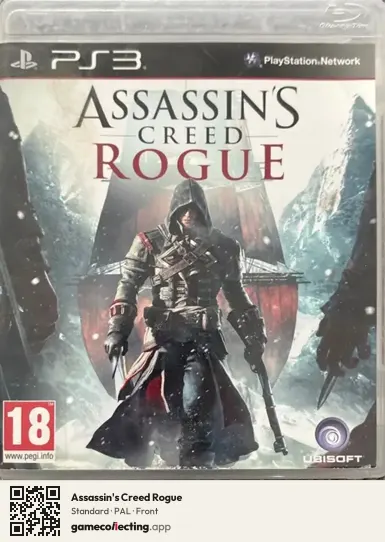 Assassin's Creed Rogue PlayStation 3, PAL box front