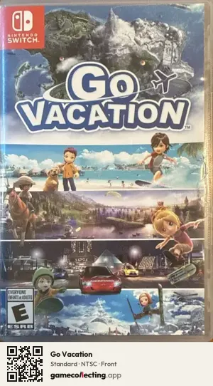 Go Vacation Nintendo Switch, NTSC box front