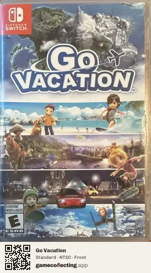 Go Vacation Nintendo Switch, NTSC box front