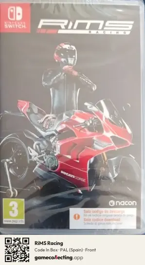 RiMS Racing Nintendo Switch, Spain box front