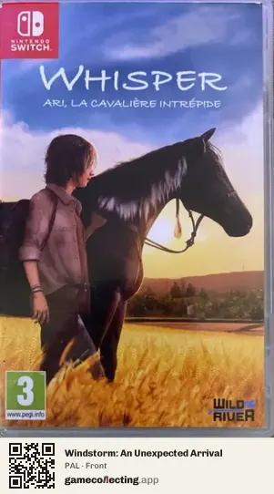 Windstorm: An Unexpected Arrival Nintendo Switch, PAL box front
