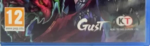 Nights of Azure, the PEGI square on its front