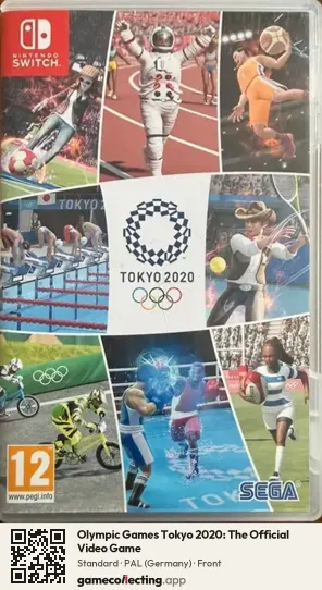 Olympic Games Tokyo 2020: The Official Video Game Nintendo Switch, Germany box front