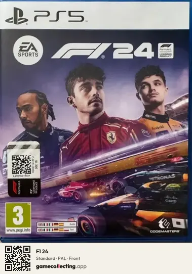 F1 24 PlayStation 5, PAL box front