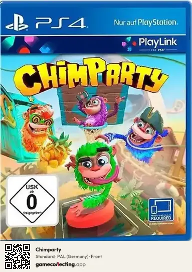 Chimparty PlayStation 4, Germany box front