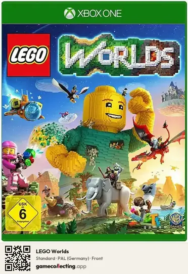 LEGO Worlds Xbox One, Germany box front