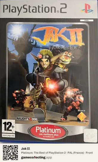 Jak II PlayStation 2, France box front