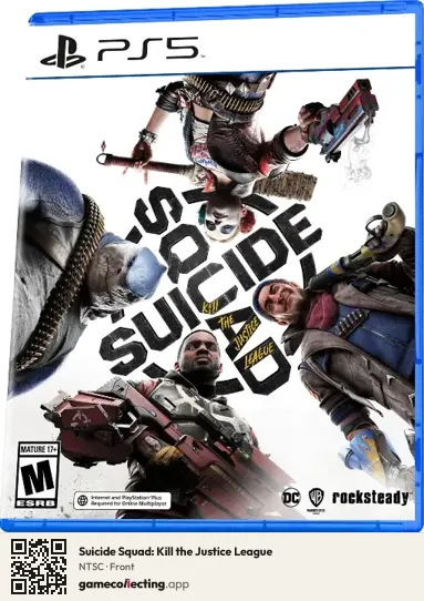 Suicide Squad: Kill the Justice League PlayStation 5, NTSC box front