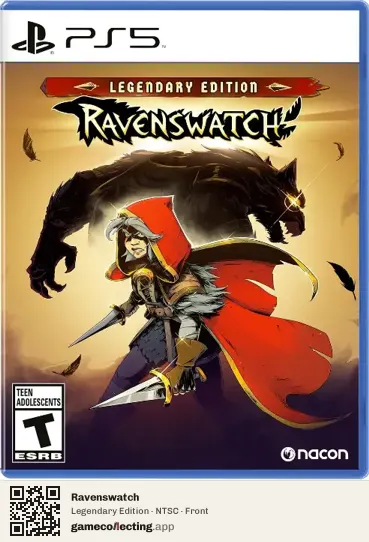 Ravenswatch PlayStation 5, NTSC box front