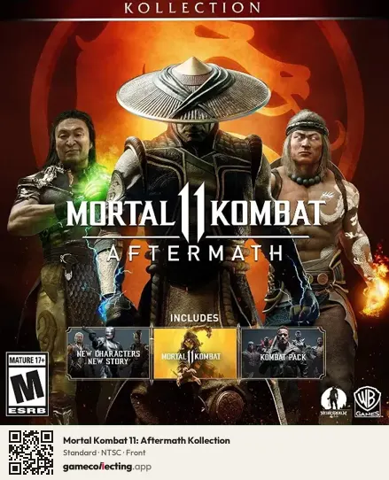 Mortal Kombat 11: Aftermath Kollection Xbox One, NTSC box front