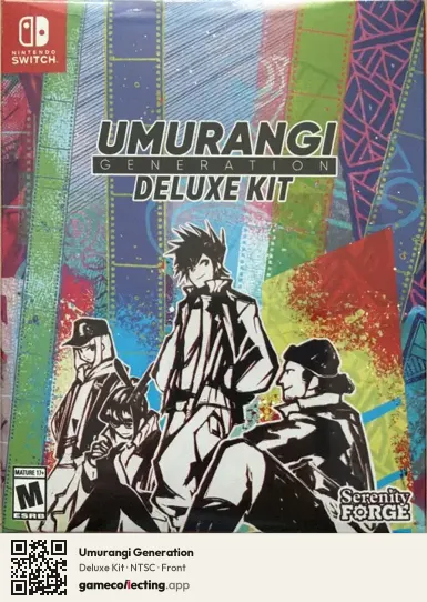 Umurangi Generation Nintendo Switch, NTSC box front