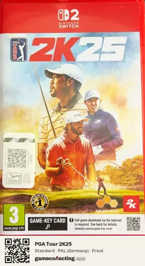 PGA Tour 2K25 Nintendo Switch 2, Germany box front
