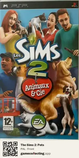 The Sims 2: Pets PlayStation Portable, PAL box front