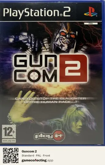 Guncom 2 PlayStation 2, PAL box front