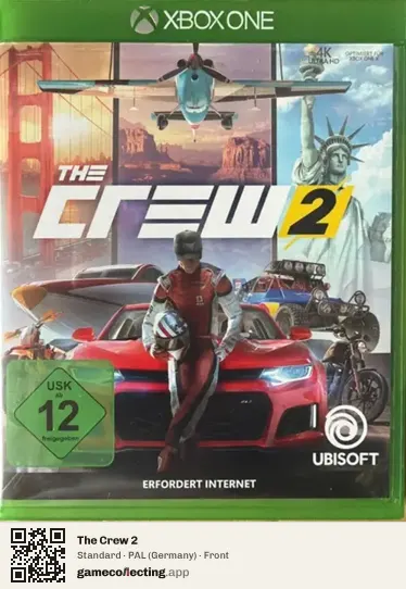 The Crew 2 Xbox One, Germany box front