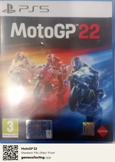 MotoGP 22 PlayStation 5, Italy box front