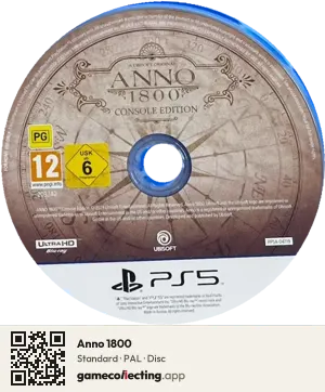 Anno 1800 PlayStation 5, PAL disc
