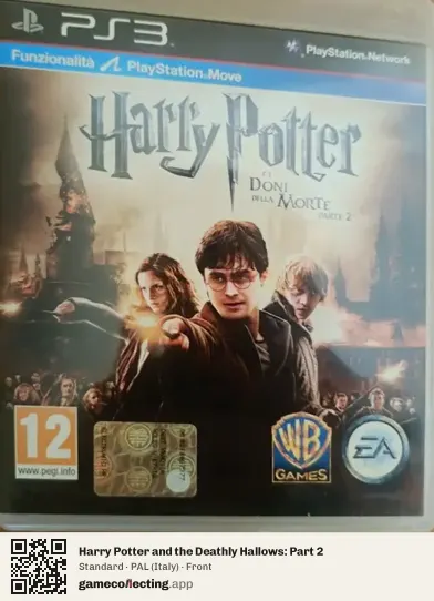 Harry Potter and the Deathly Hallows: Part 2 PlayStation 3, Italy box front