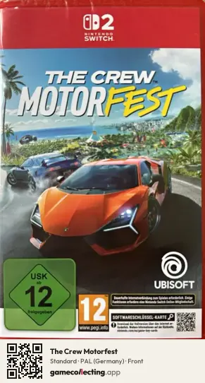 The Crew Motorfest Nintendo Switch 2, Germany box front