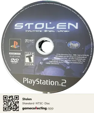 Stolen PlayStation 2, NTSC disc