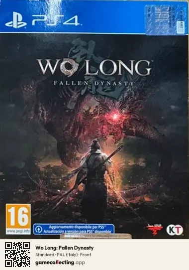 Wo Long: Fallen Dynasty PlayStation 4, Italy box front