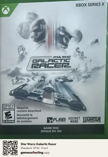 Star Wars: Galactic Racer Xbox Series X, NTSC box front