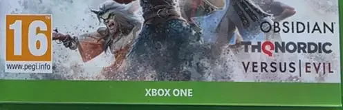 Pillars of Eternity II: Deadfire, the PEGI square on its front