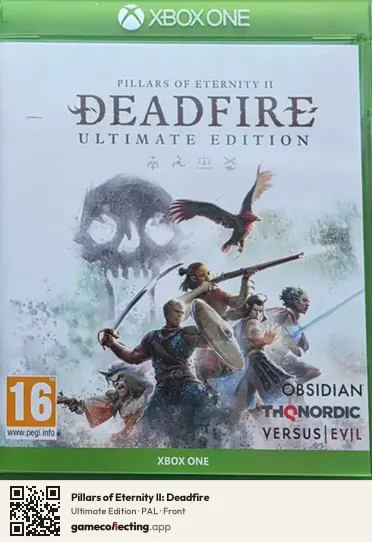 Pillars of Eternity II: Deadfire Xbox One, PAL box front