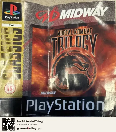 Mortal Kombat Trilogy PlayStation, PAL box front