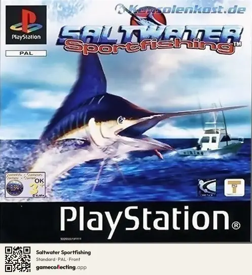 Saltwater Sportfishing PlayStation, PAL box front