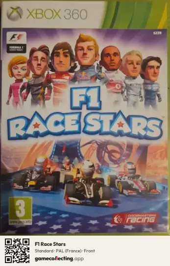 F1 Race Stars Xbox 360, France box front