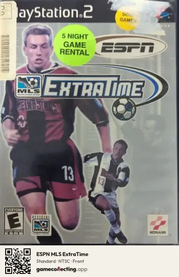 ESPN MLS ExtraTime PlayStation 2, NTSC box front