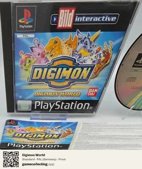 Digimon World PlayStation, Germany box front