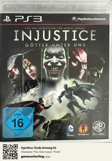 Injustice: Gods Among Us PlayStation 3, Germany box front