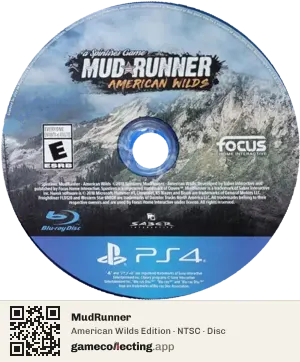 MudRunner PlayStation 4, NTSC disc
