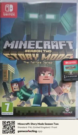Minecraft: Story Mode Season Two Nintendo Switch, United Kingdom box front