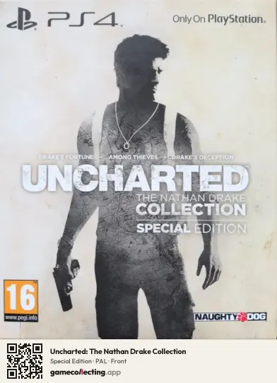Uncharted: The Nathan Drake Collection PlayStation 4, PAL box front