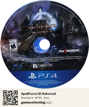 SpellForce III Reforced PlayStation 4, NTSC disc
