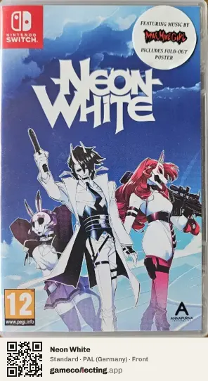 Neon White Nintendo Switch, Germany box front