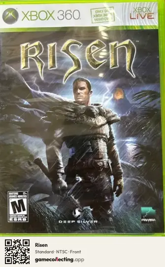Risen Xbox 360, NTSC box front
