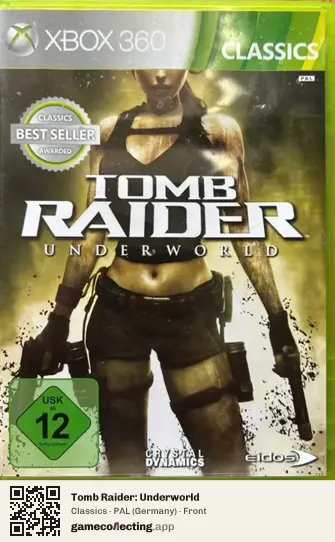 Tomb Raider: Underworld Xbox 360, Germany box front
