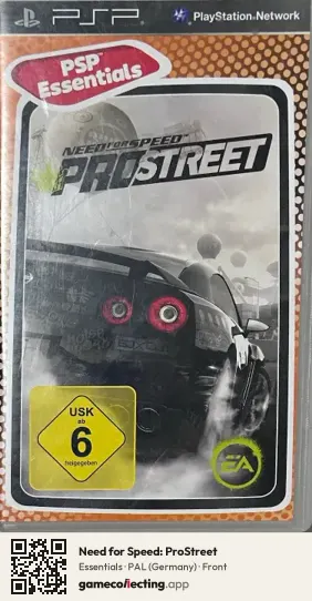 Need for Speed: ProStreet PlayStation Portable, Germany box front