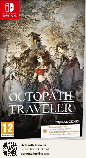 Octopath Traveler Nintendo Switch, PAL box front