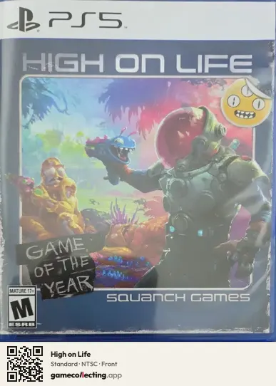 High on Life PlayStation 5, NTSC box front