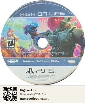High on Life PlayStation 5, NTSC disc