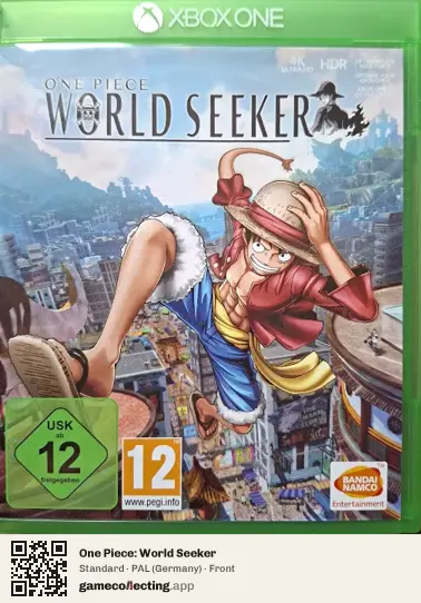 One Piece: World Seeker Xbox One, Germany box front