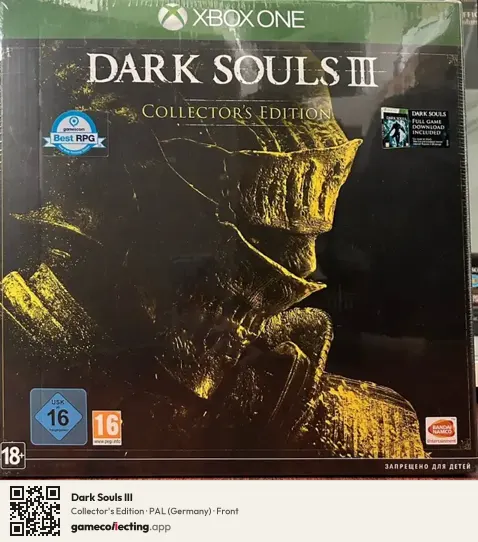 Dark Souls III Xbox One, Germany box front