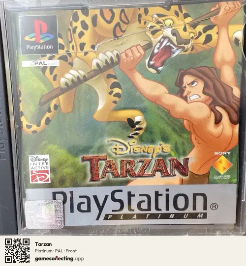Tarzan PlayStation, PAL box front